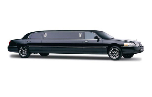 Black Lincoln Town Car Stretch Limousine