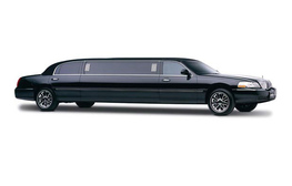 Image of a black stretch limo